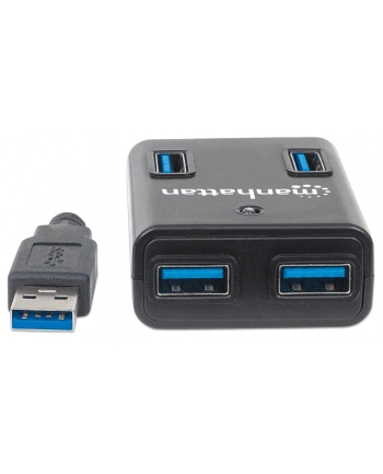 Manhattan Hub SuperSpeed USB 3.0, 4 portowy
