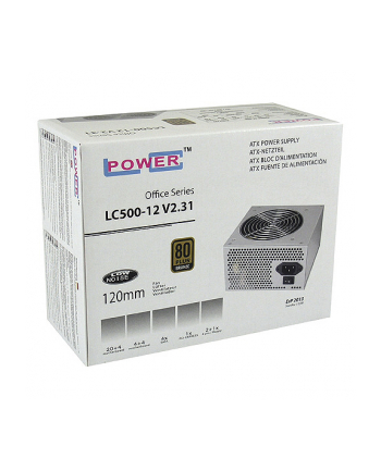 ZASILACZ 400W LC500-12 V2.31 80+ BRONZE