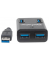 Manhattan Hub SuperSpeed USB 3.0, 4 portowy - nr 13
