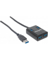 Manhattan Hub SuperSpeed USB 3.0, 4 portowy - nr 18