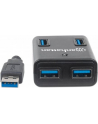 Manhattan Hub SuperSpeed USB 3.0, 4 portowy, z zasilaczem - nr 17
