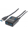 Manhattan Hub SuperSpeed USB 3.0, 4 portowy, z zasilaczem - nr 1