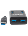 Manhattan Hub SuperSpeed USB 3.0, 4 portowy, z zasilaczem - nr 23