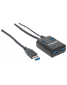 Manhattan Hub SuperSpeed USB 3.0, 4 portowy, z zasilaczem - nr 37