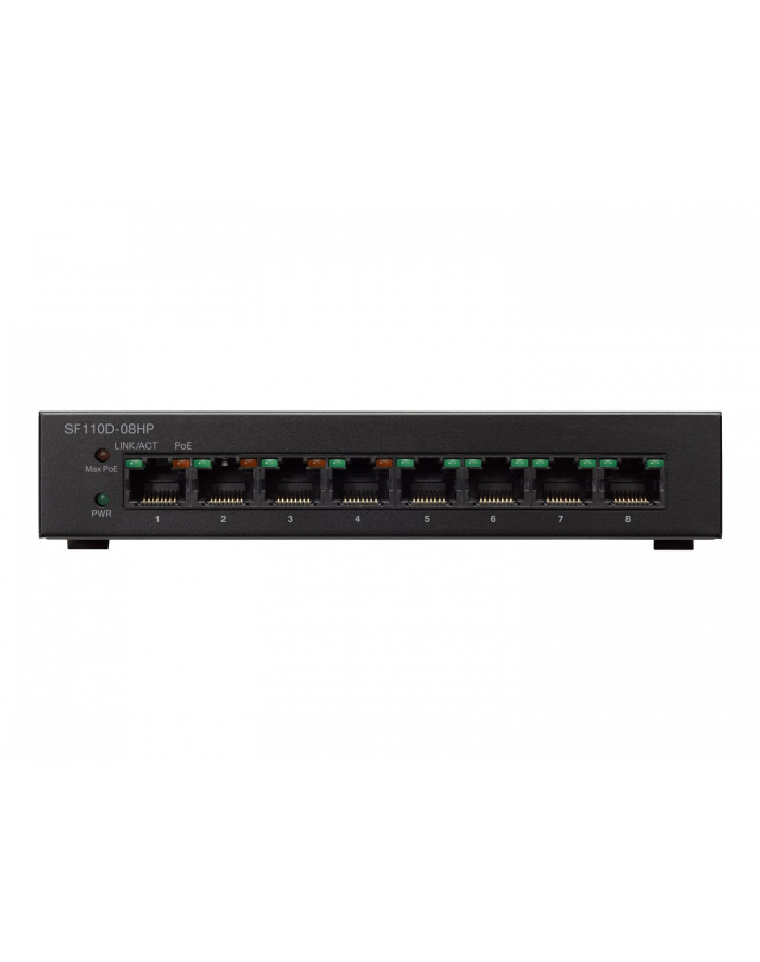 Cisco SF110D-08HP 8-Port 10/100 PoE Desktop Switch główny