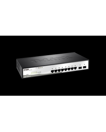 D-Link 10-port 10/100/1000 Gigabit Smart Switch including 2 Combo 1000BaseT/SFP