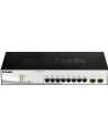 D-Link 10-port 10/100/1000 Gigabit Smart Switch including 2 Combo 1000BaseT/SFP - nr 64