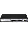 D-Link 10-port 10/100/1000 Gigabit Smart Switch including 2 Combo 1000BaseT/SFP - nr 70