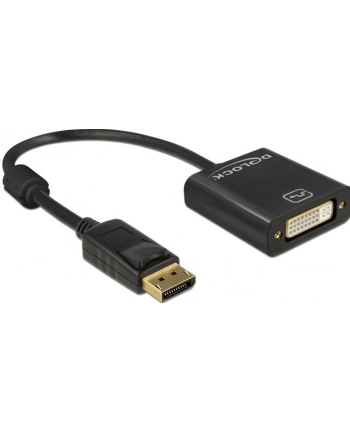 Delock Adapter Displayport 1.2 męski > DVI żeński 4K pasywne czarny nr 1