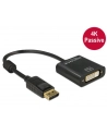 Delock Adapter Displayport 1.2 męski > DVI żeński 4K pasywne czarny - nr 3