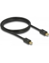 Delock kabel mini Displayport (M) - mini Displayport (M) 1.5m, black - nr 16