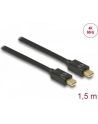 Delock kabel mini Displayport (M) - mini Displayport (M) 1.5m, black - nr 17