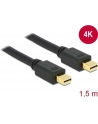 Delock kabel mini Displayport (M) - mini Displayport (M) 1.5m, black - nr 18