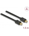 Delock kabel mini Displayport (M) - mini Displayport (M) 1.5m, black - nr 20