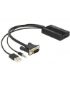 Delock Adapter VGA-HDMI ze złączem audio - nr 1