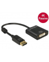 Delock Adapter Displayport 1.2 męski > DVI żeński 4K pasywne czarny - nr 10