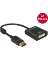 Delock Adapter Displayport 1.2 męski > DVI żeński 4K pasywne czarny - nr 8