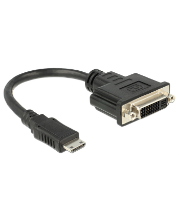 Delock Adapter HDMI Mini-C męski -> DVI 24+5 żeński, 20 cm