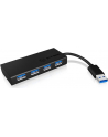 RaidSonic Icy Box 4x Port USB 3.0 Hub, Czarny - nr 17