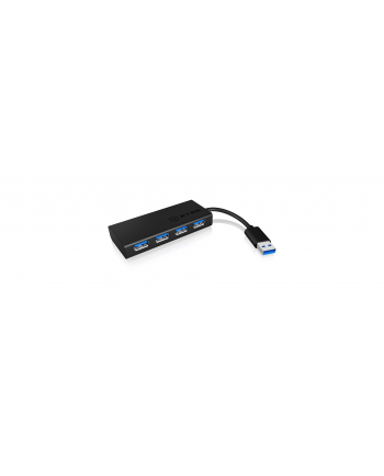 RaidSonic Icy Box 4x Port USB 3.0 Hub, Czarny