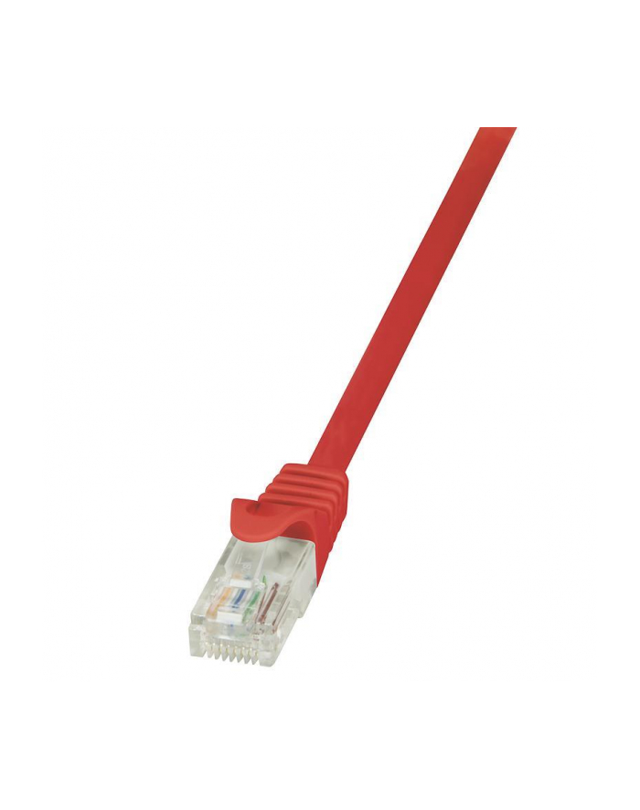 LOGILINK Patchcord CAT 6 U/UTP EconLine 0,5m czerwony główny
