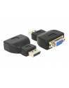 Delock adapter Displayport 1.1 (M) > VGA (F) black - nr 15