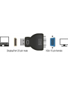 Delock adapter Displayport 1.1 (M) > VGA (F) black - nr 20