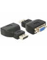 Delock adapter Displayport 1.1 (M) > VGA (F) black - nr 2