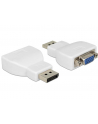 Delock adapter Displayport 1.1 (M) > VGA (F) white - nr 1