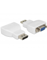 Delock adapter Displayport 1.1 (M) > VGA (F) white - nr 4