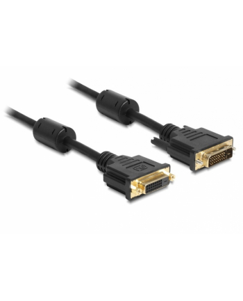 Delock kabel/przedłużacz DVI 24+1 (M) -> DVI 24+1 (F), 3m