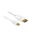 Delock kabel mini Displayport (M) - Displayport (M), 2m, white - nr 21