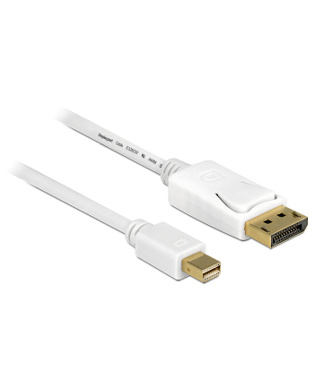 Delock kabel mini Displayport (M) - Displayport (M), 3m, white