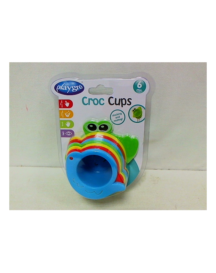 PLAYGRO Aktywne kubeczki, krokodyl główny