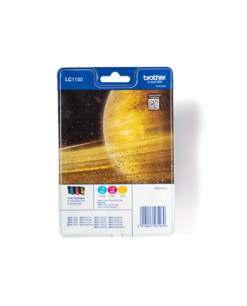 Brother Ink LC-1100 Rainbow c/m/y, cyan, magenta, yellow, Blister nr 1