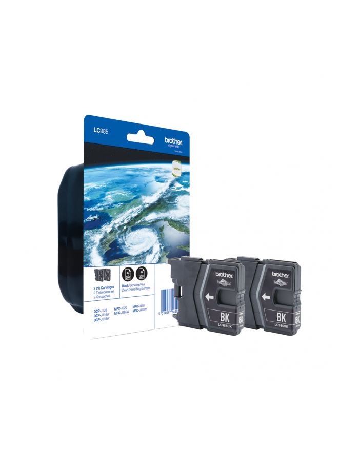 Brother Ink LC-985BK black Twinpack, 2x black, Blister główny