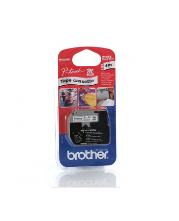Brother Tapes MK221S 9mm white/black, P-t 55,60,65,75 not laminated