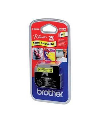 Brother Tapes MK621 9mm yellow/black, P-t 55,60,65,75 nich laminiert