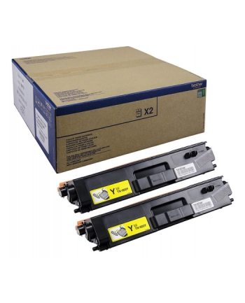 Brother Toner TN-900YTWIN yellow, 6.000 S, Twinpack nr 2