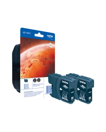 Brother Ink LC-1100HYBK black TwinPack, 2x black, Blister nr 1