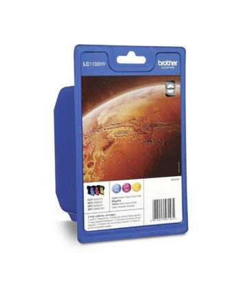 Brother Ink LC-1100HY Rainbow c/y/m, cyan, magenta, yellow, Blister nr 1