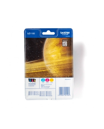 Brother Ink LC-1100 Rainbow c/m/y, cyan, magenta, yellow, Blister nr 1