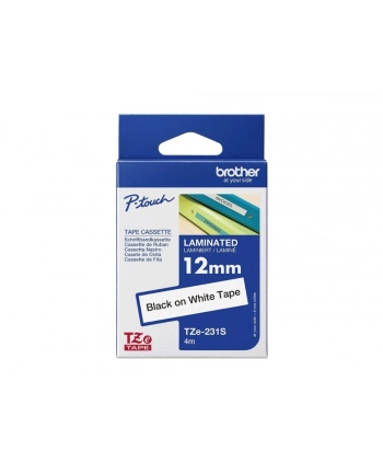 Brother Tapes TZE231S 12mm wh/black, 4m,P-t 200,210E,1290,1290DT
