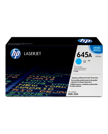 Hewlett-Packard HP Toner Niebieski HP645A=C9731A  12000 str. nr 1