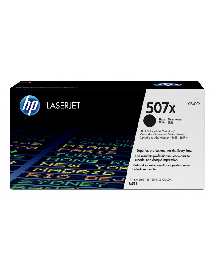 Hewlett-Packard HP Toner Czarny HP507X=CE400X  11000 str. główny