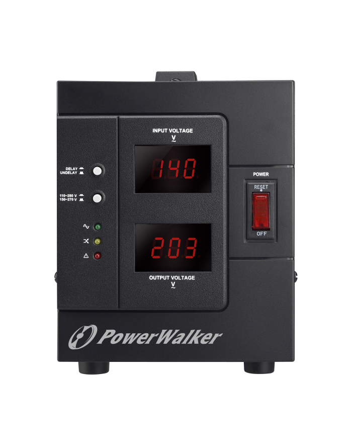 POWER WALKER STABILIZATOR NAPIĘCIA AVR 1000VA  220/230/240V  3X SCHUKO OUT główny