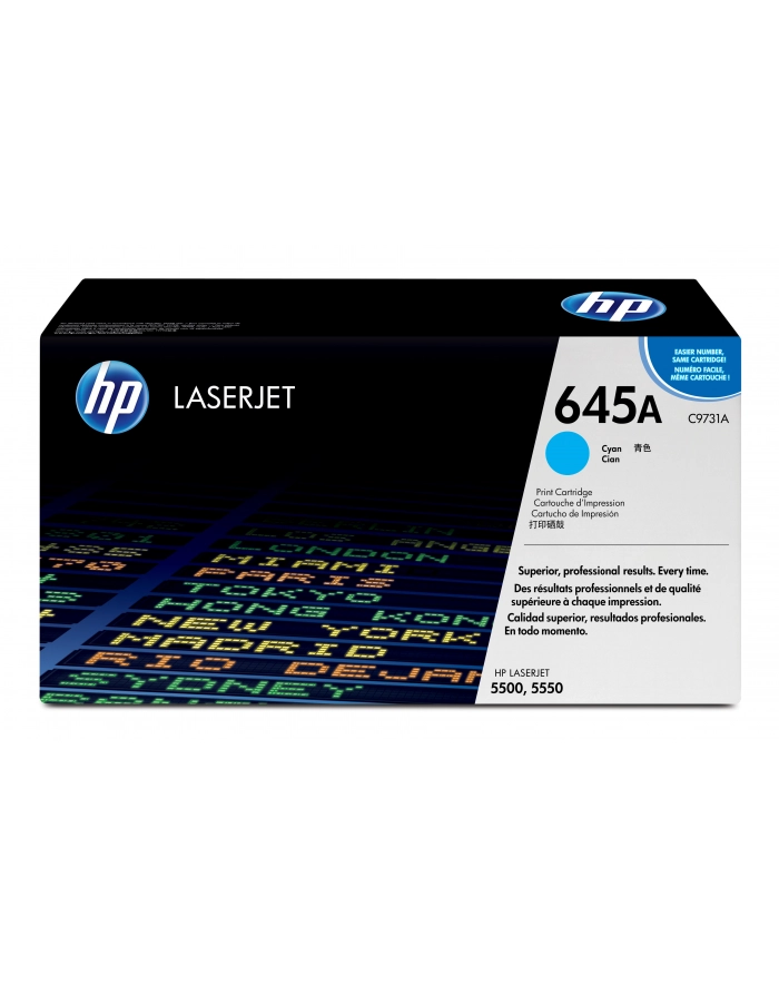 Hewlett-Packard HP Toner Niebieski HP645A=C9731A  12000 str. główny