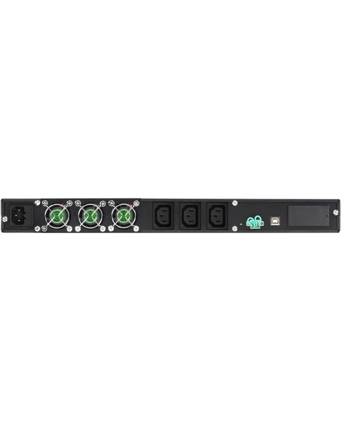 Power Walker UPS On-Line 1000VA, RACK 19'' 1U, 3xIEC, USB/RS-232, LCD główny