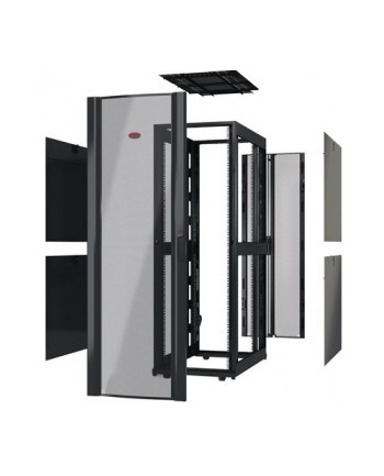 APC Netshelter SX 42U 750mm Wide x 1200mm Deep Enclosure Without Sides Black