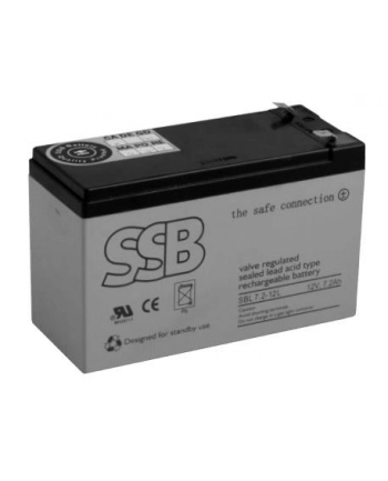 SSB rechargeable battery 12V/7.2Ah nr 1